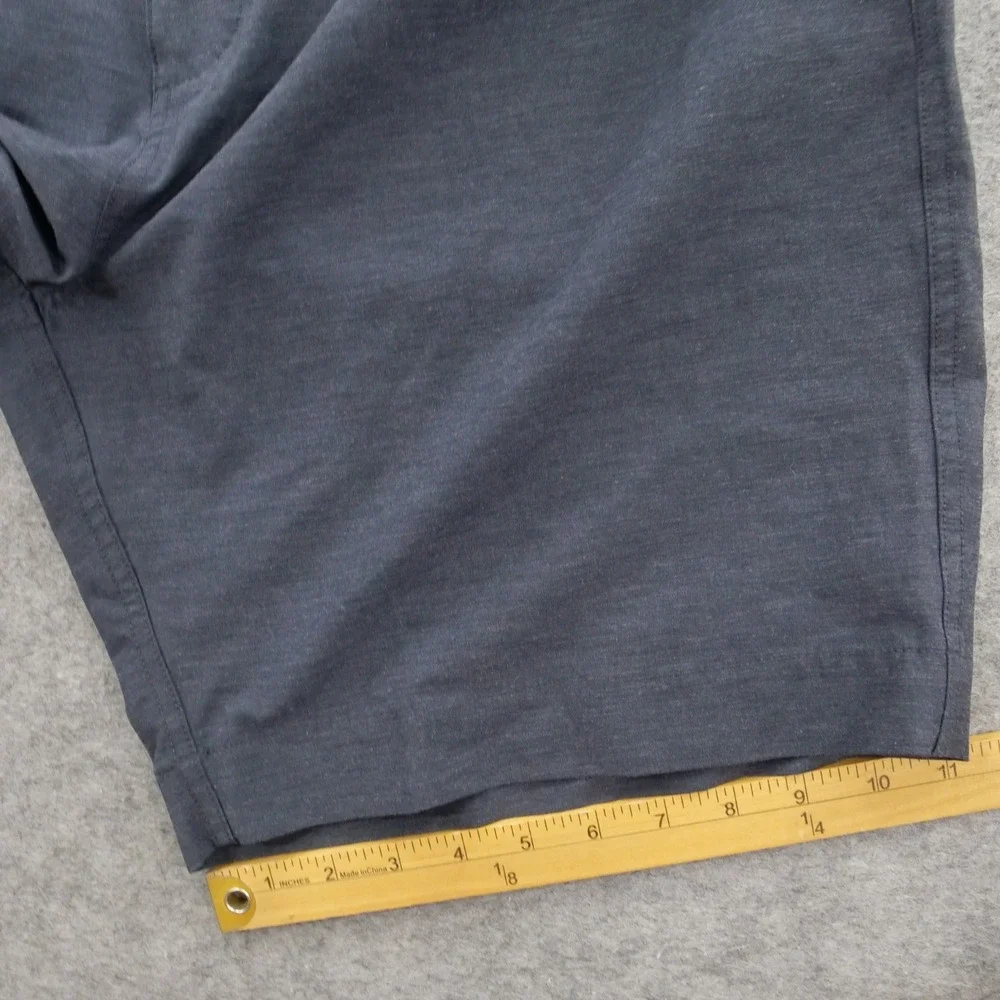 Faherty Shorts Mens 40 Gray All Day Hybrid Swim Trunks Drawstring Flat Front 7